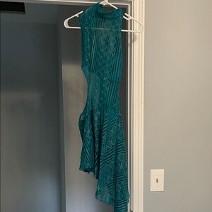 Kelle Dance Teal Lace Costume